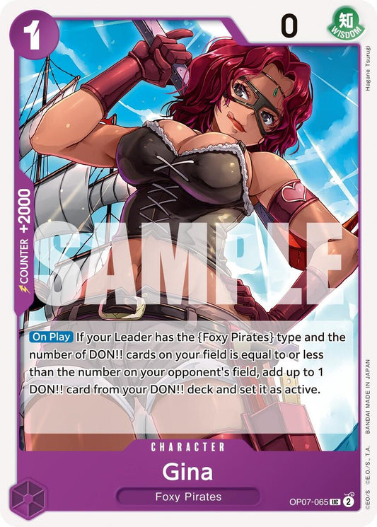 One Piece Card Game: Gina card image