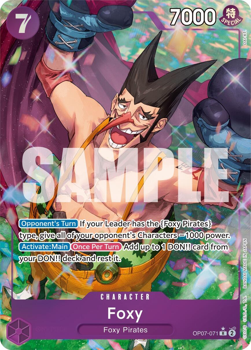 One Piece Card Game: Foxy (071) (Parallel) card image