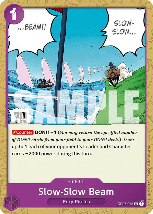 One Piece Card Game: Slow-Slow Beam card image