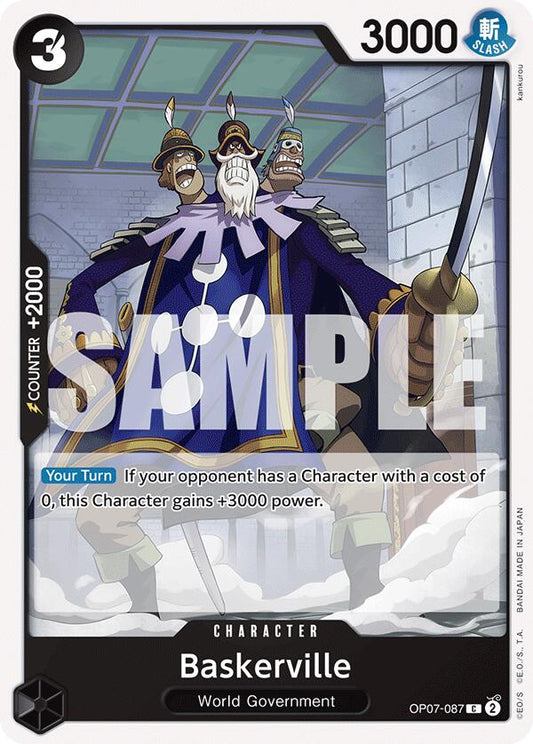 One Piece Card Game: Baskerville card image