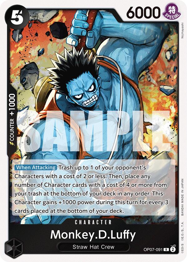 One Piece Card Game: Monkey.D.Luffy (091) card image