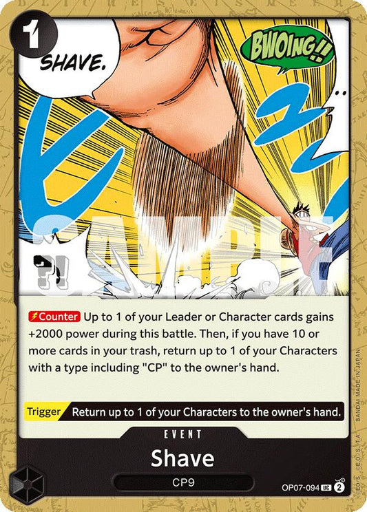 One Piece Card Game: Shave card image