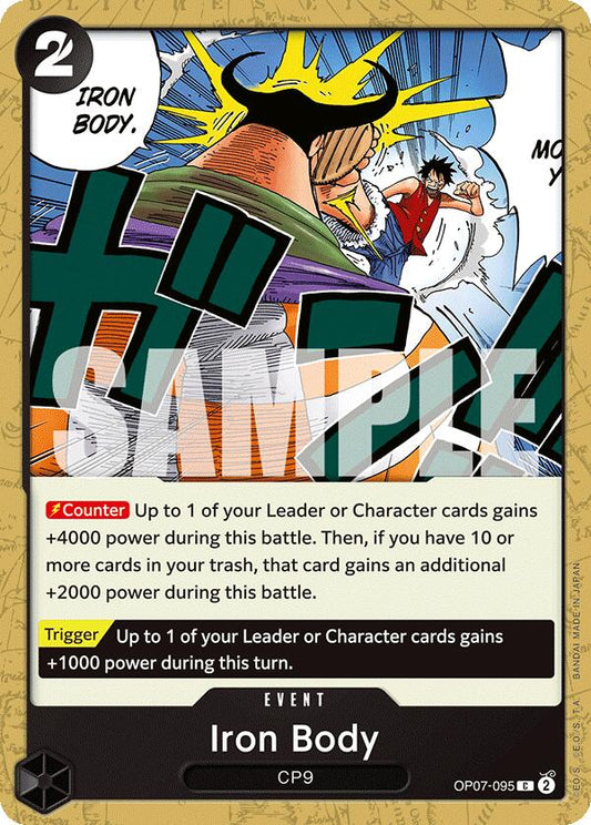 One Piece Card Game: Iron Body card image