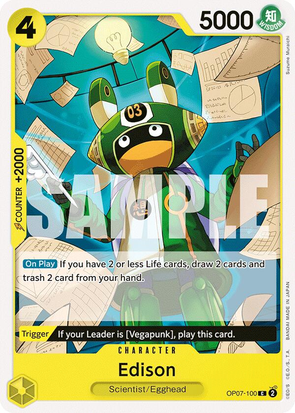 One Piece Card Game: Edison card image