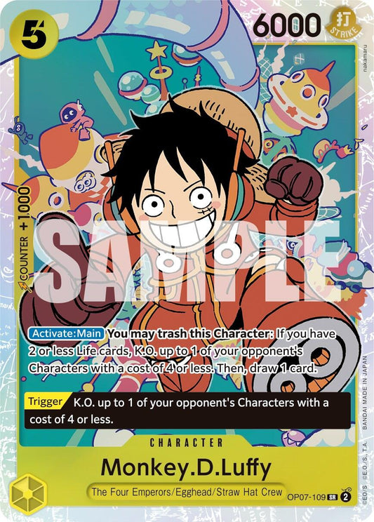 One Piece Card Game: Monkey.D.Luffy (109) card image