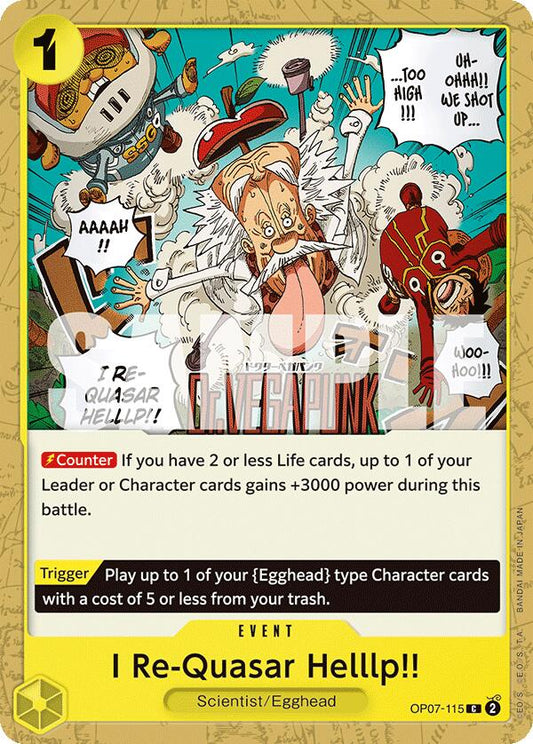 One Piece Card Game: I Re-Quasar Helllp!! card image