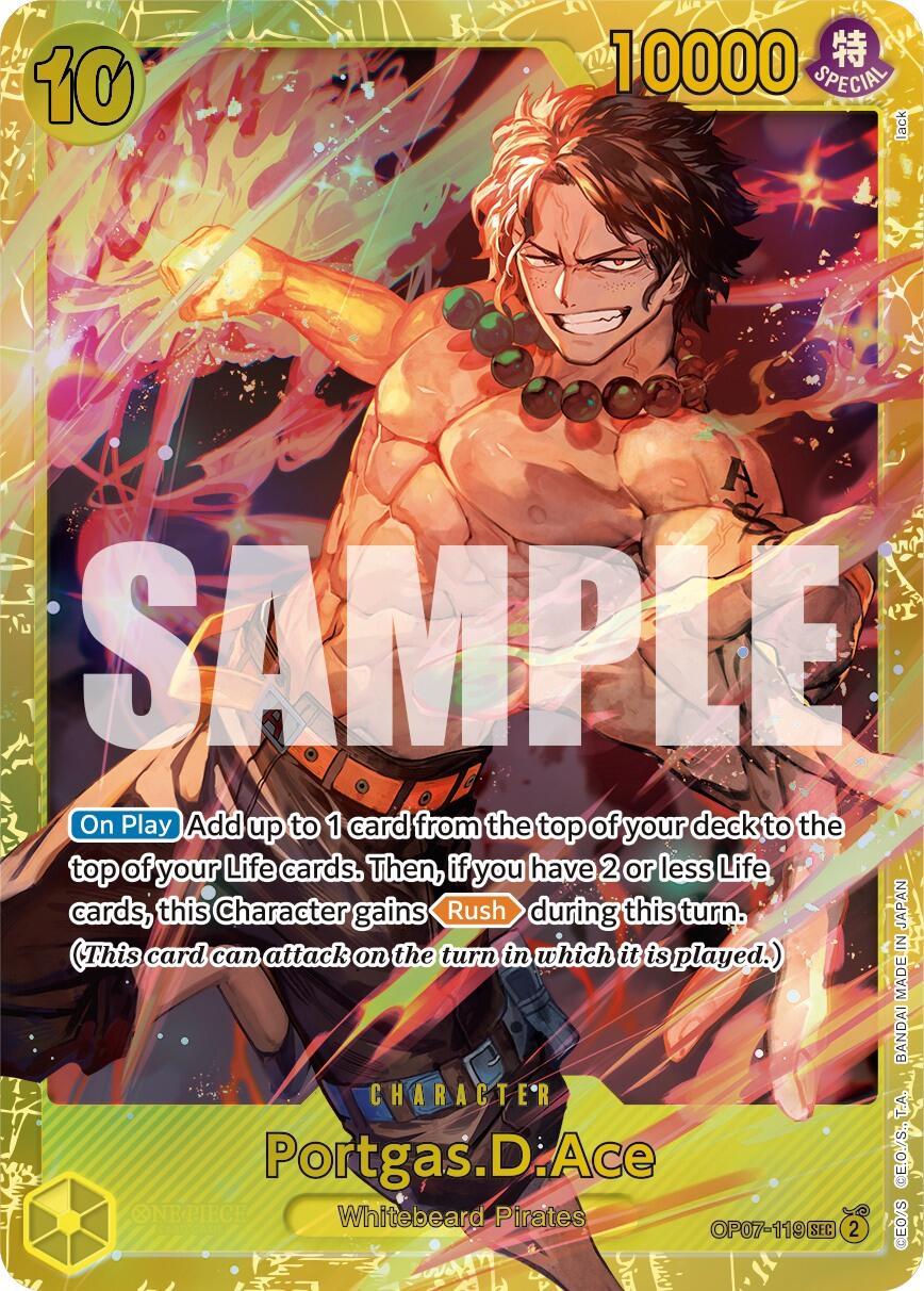 One Piece Card Game: Portgas.D.Ace (119) card image