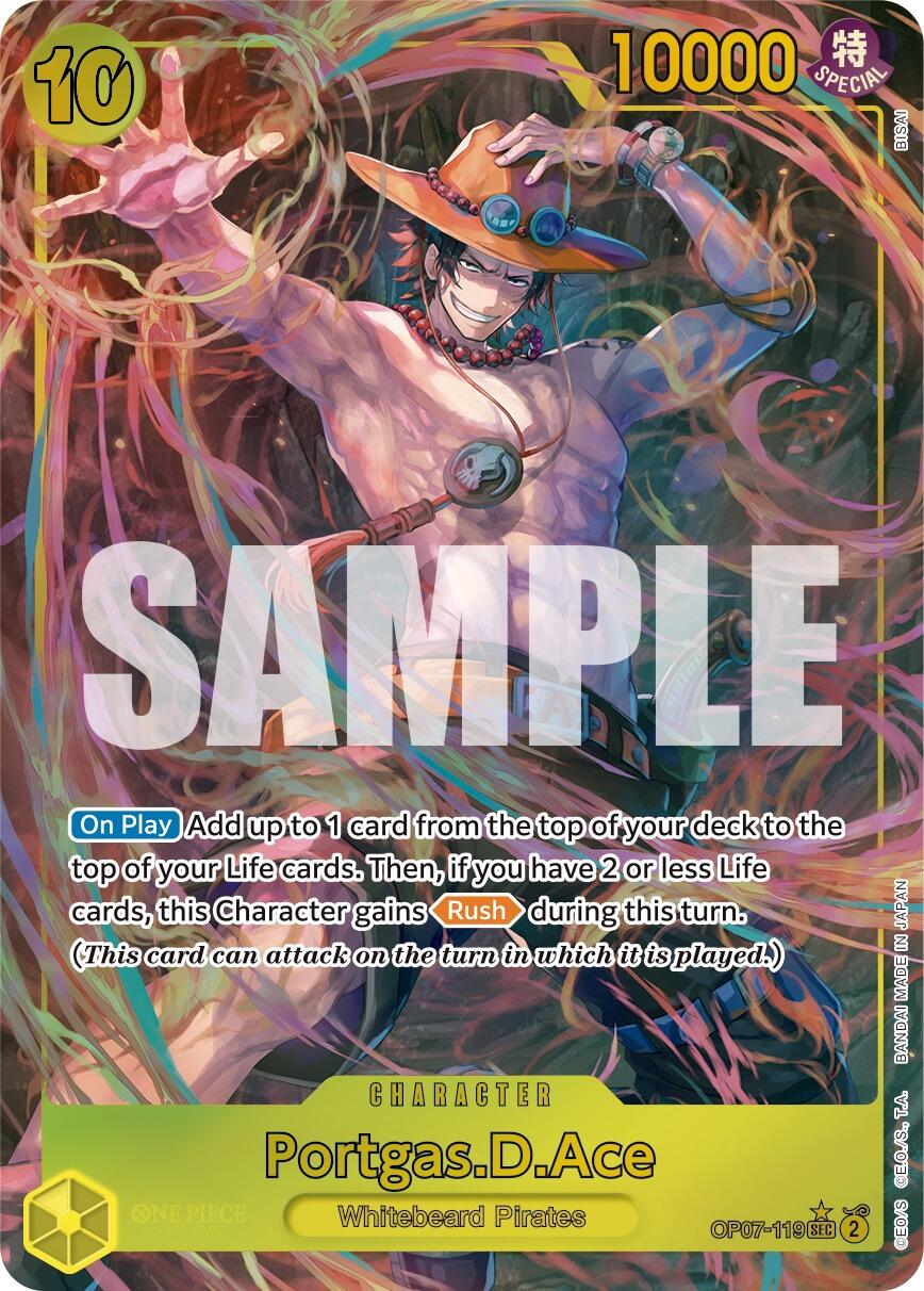 One Piece Card Game: Portgas.D.Ace (119) (Parallel) card image