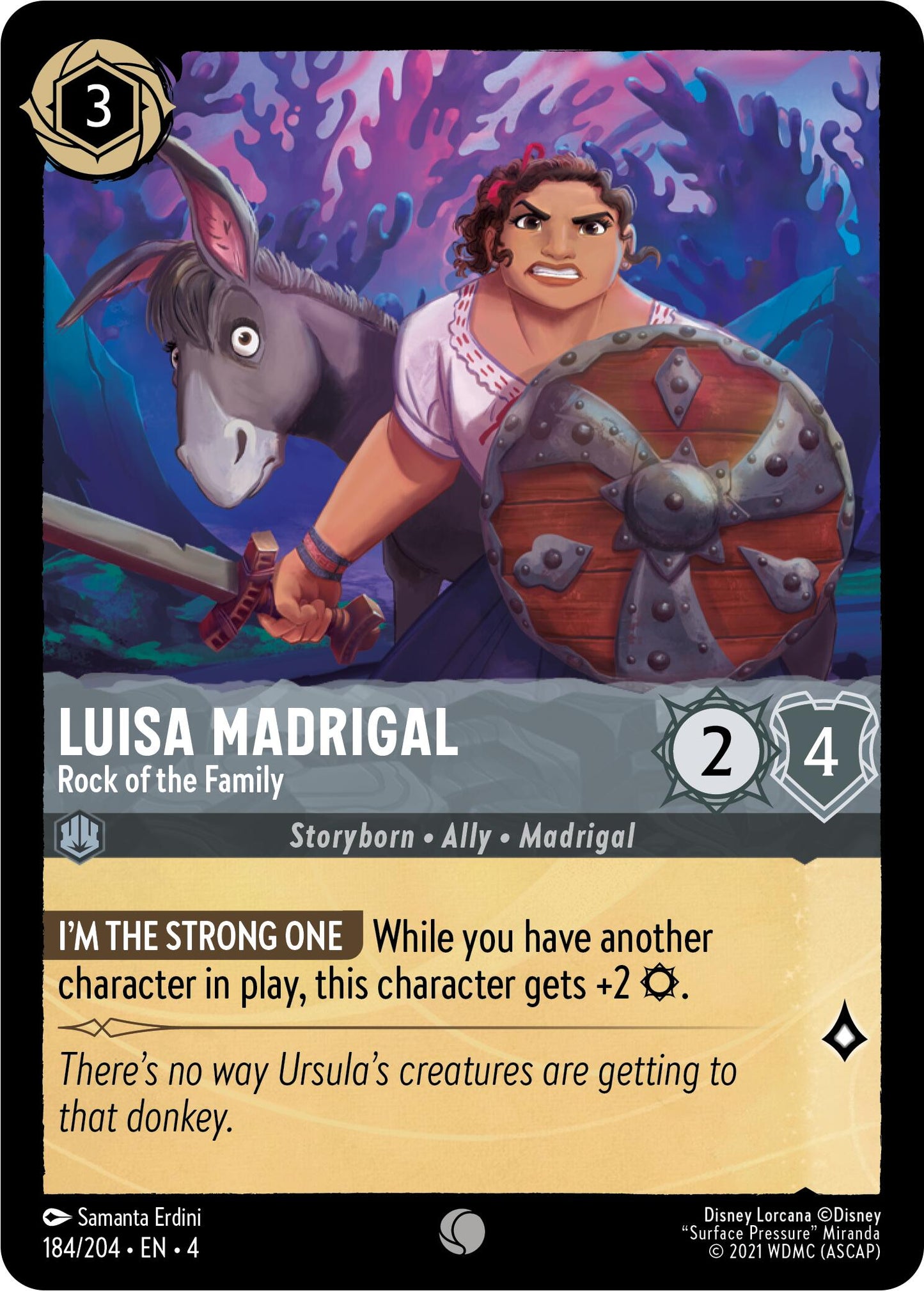 Disney Lorcana: Luisa Madrigal - Rock of the Family card image