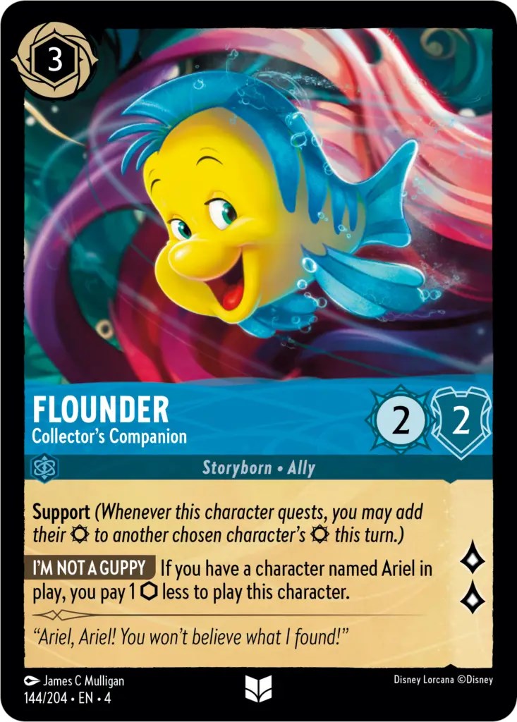 Disney Lorcana: Flounder - Collector's Companion card image