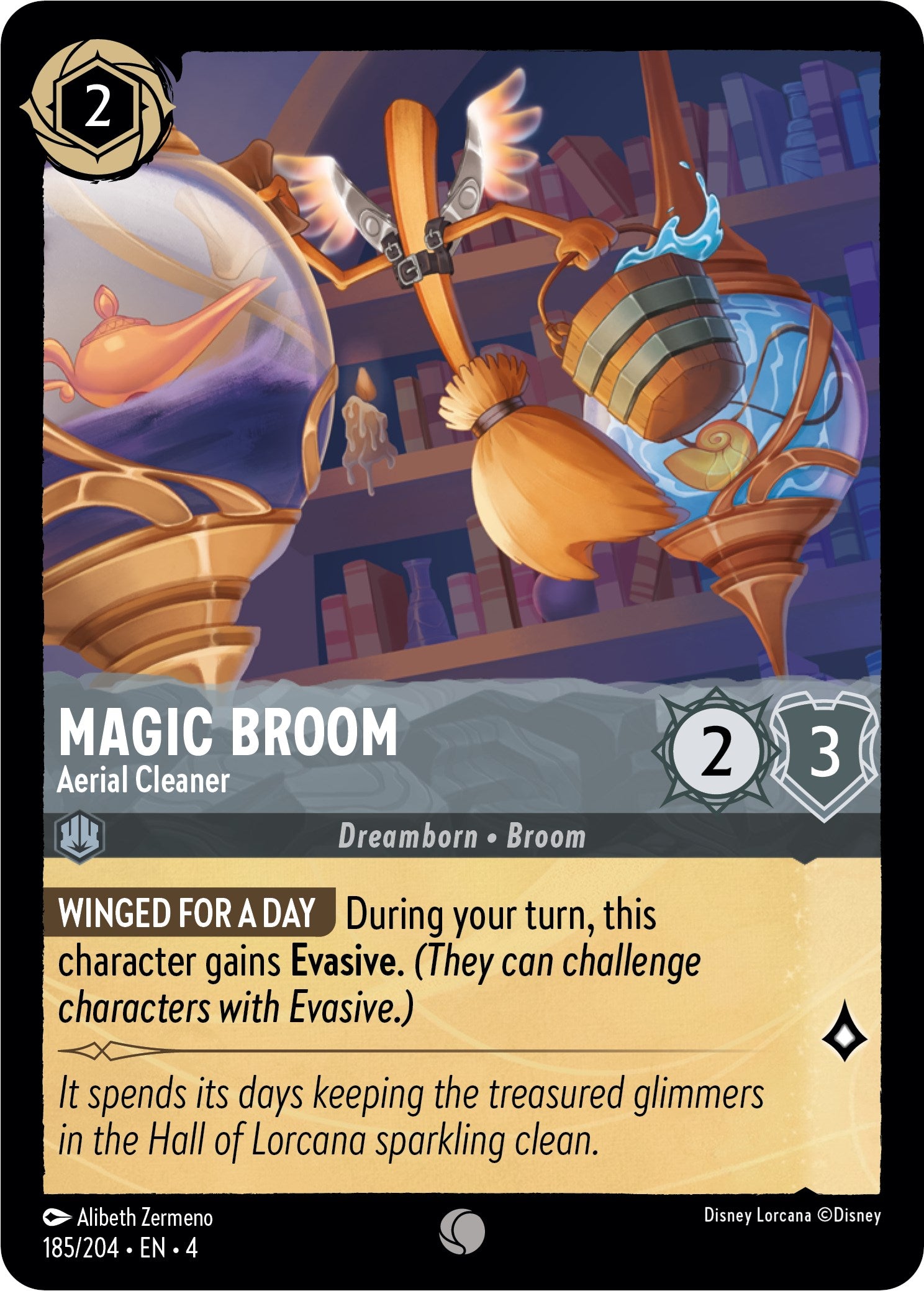 Disney Lorcana: Magic Broom - Aerial Cleaner card image