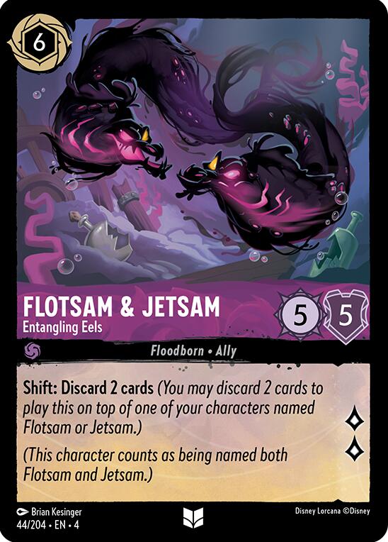 Disney Lorcana: Flotsam & Jetsam - Entangling Eels card image