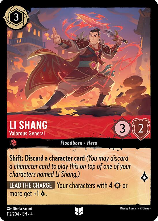 Disney Lorcana: Li Shang - Valorous General card image