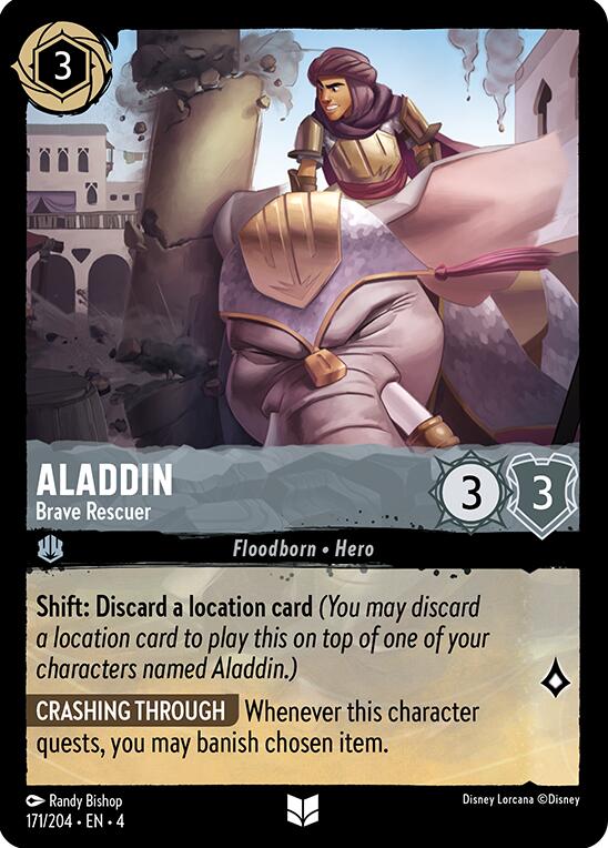 Disney Lorcana: Aladdin - Brave Rescuer card image