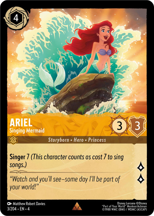 Disney Lorcana: Ariel - Singing Mermaid card image