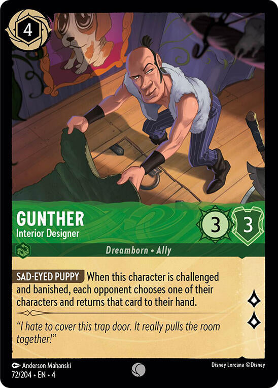 Disney Lorcana: Gunther - Interior Designer card image