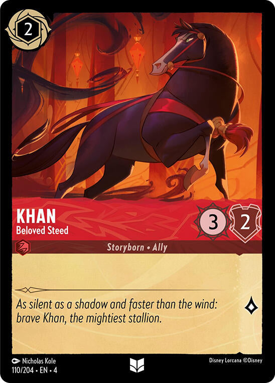 Disney Lorcana: Khan - Beloved Steed card image