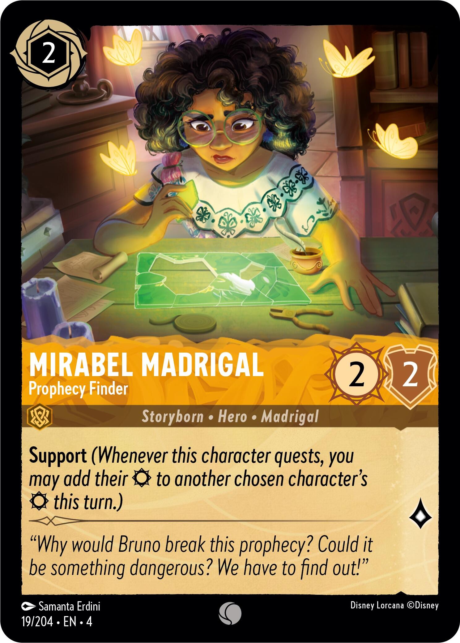 Disney Lorcana: Mirabel Madrigal - Prophecy Finder card image