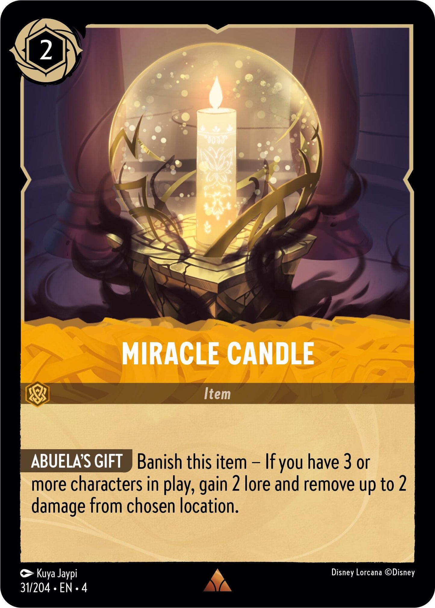 Disney Lorcana: Miracle Candle card image