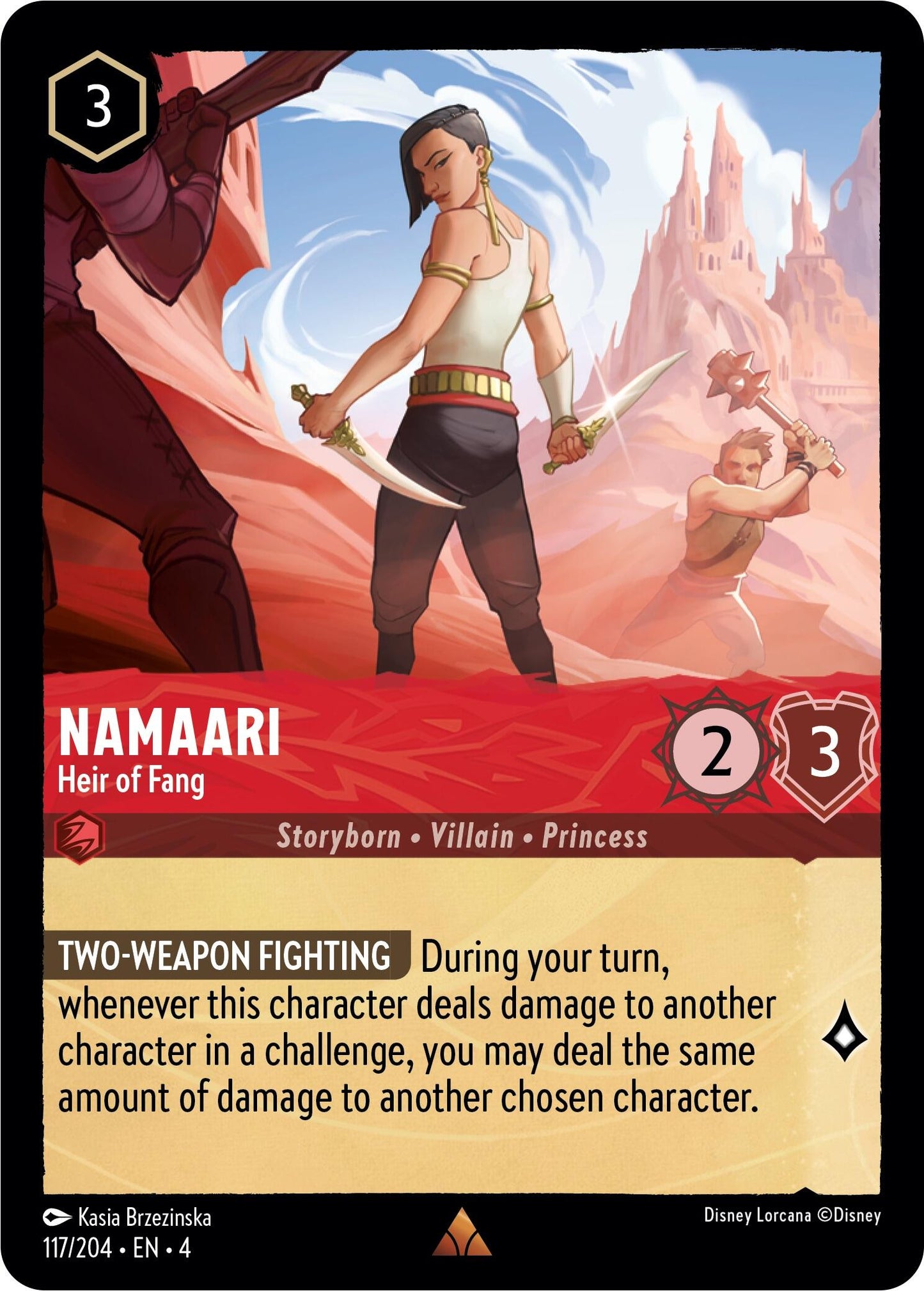 Disney Lorcana: Namaari - Heir of Fang card image