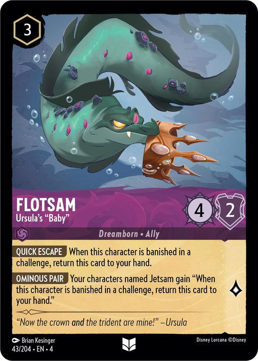 Disney Lorcana: Flotsam - Ursula's "Baby" card image