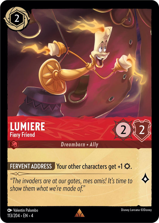 Disney Lorcana: Lumiere - Fiery Friend card image