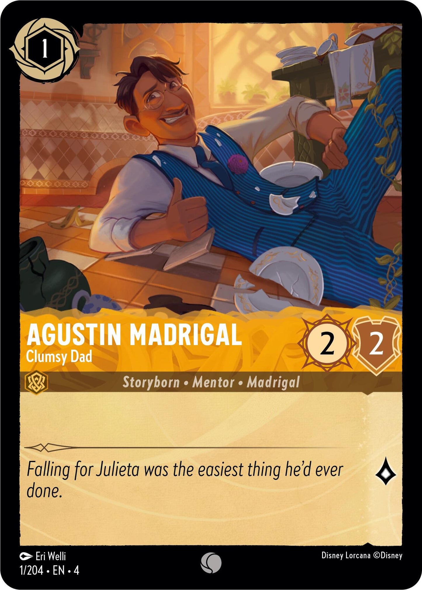 Disney Lorcana: Agustin Madrigal - Clumsy Dad card image