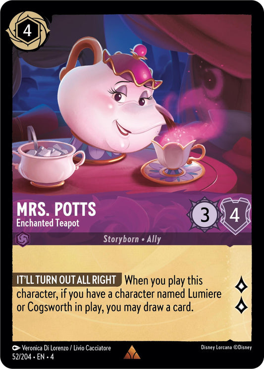 Disney Lorcana: Mrs. Potts - Enchanted Teapot card image