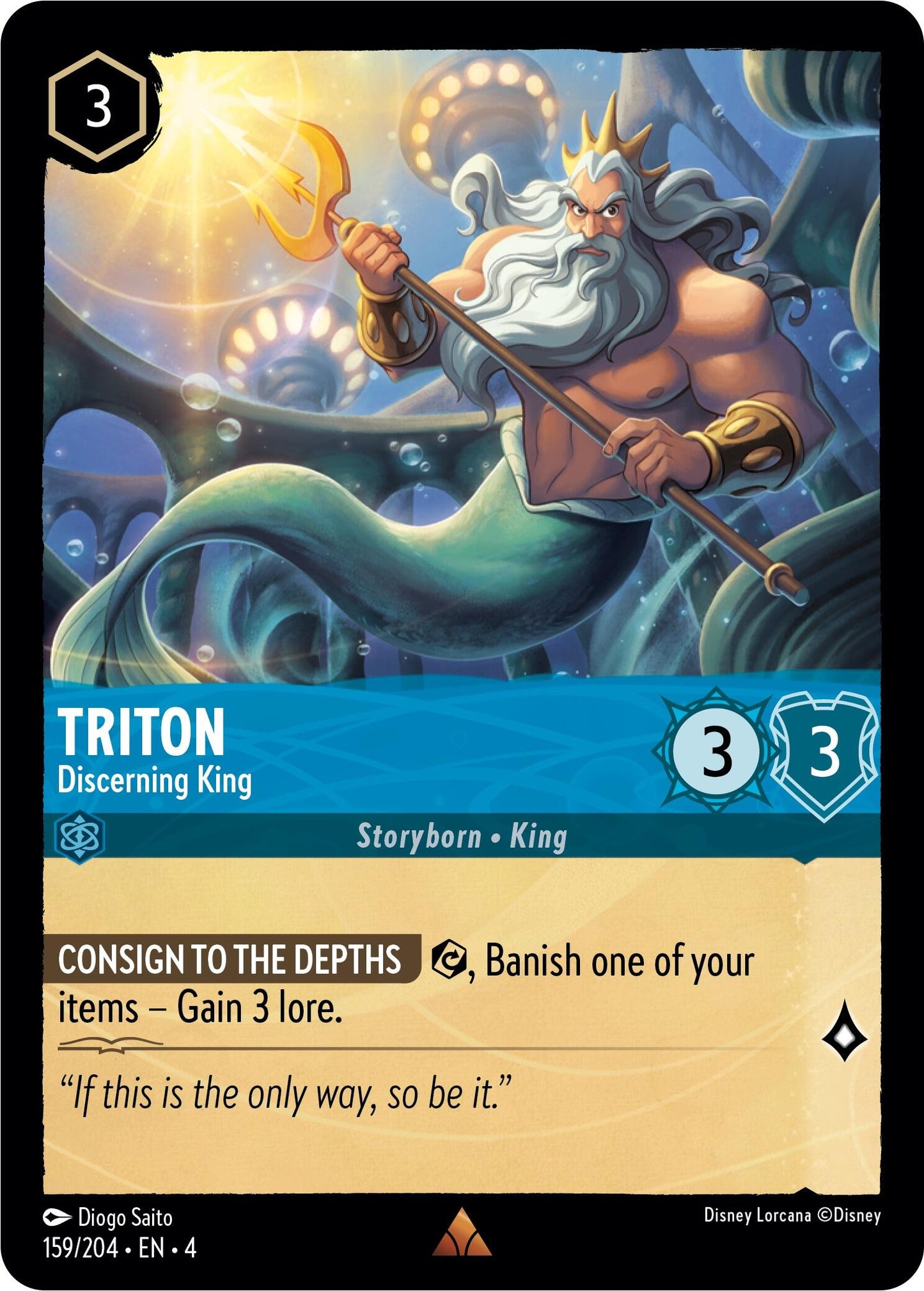 Disney Lorcana: Triton - Discerning King card image