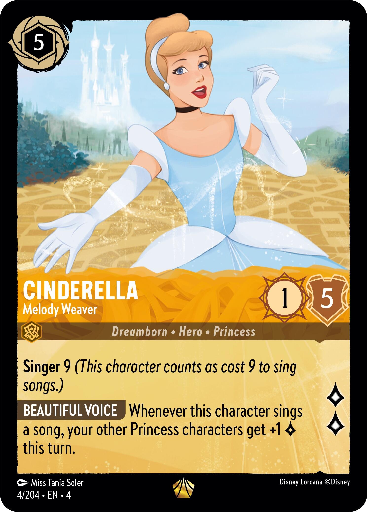 Disney Lorcana: Cinderella - Melody Weaver card image