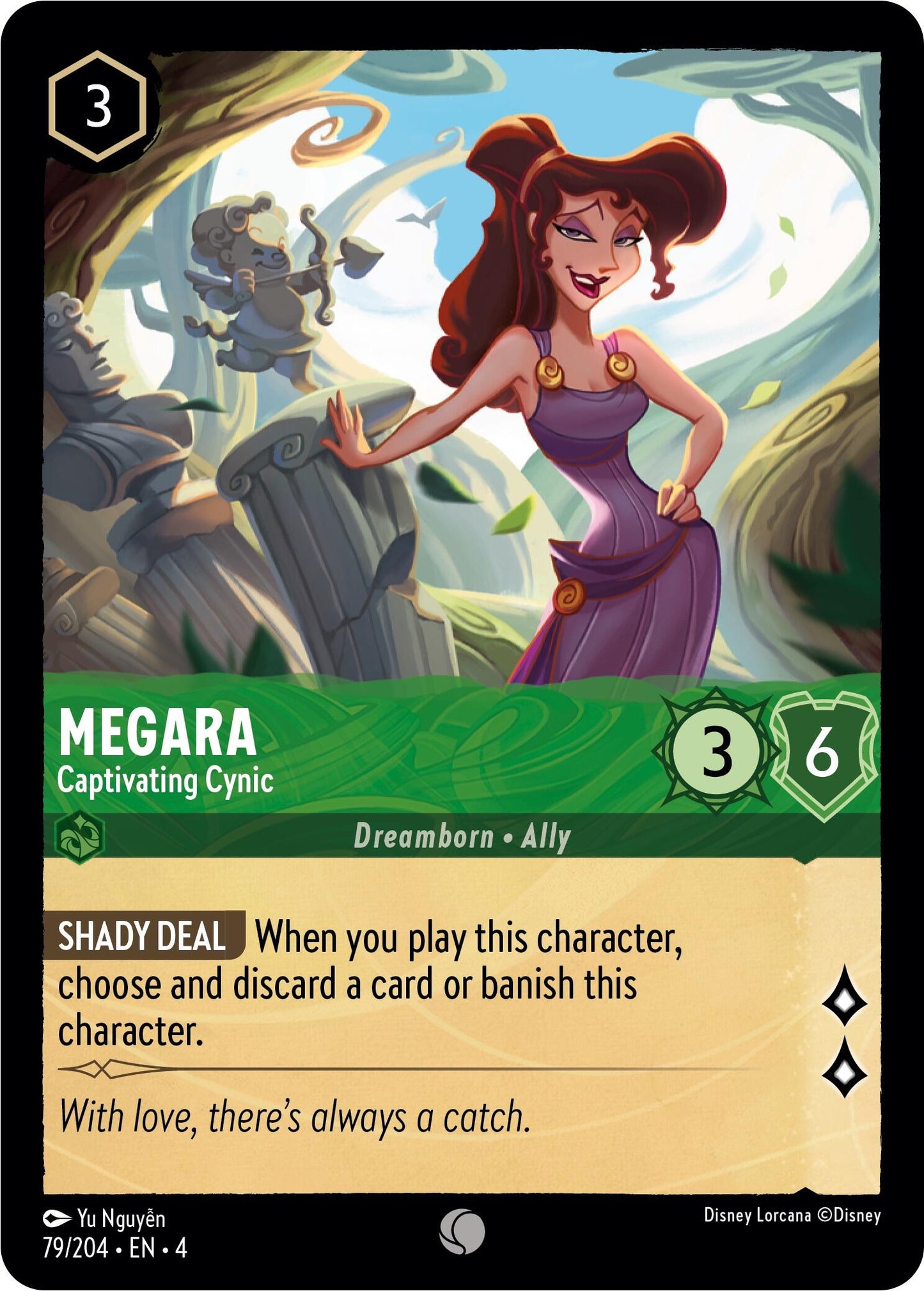 Disney Lorcana: Megara - Captivating Cynic card image