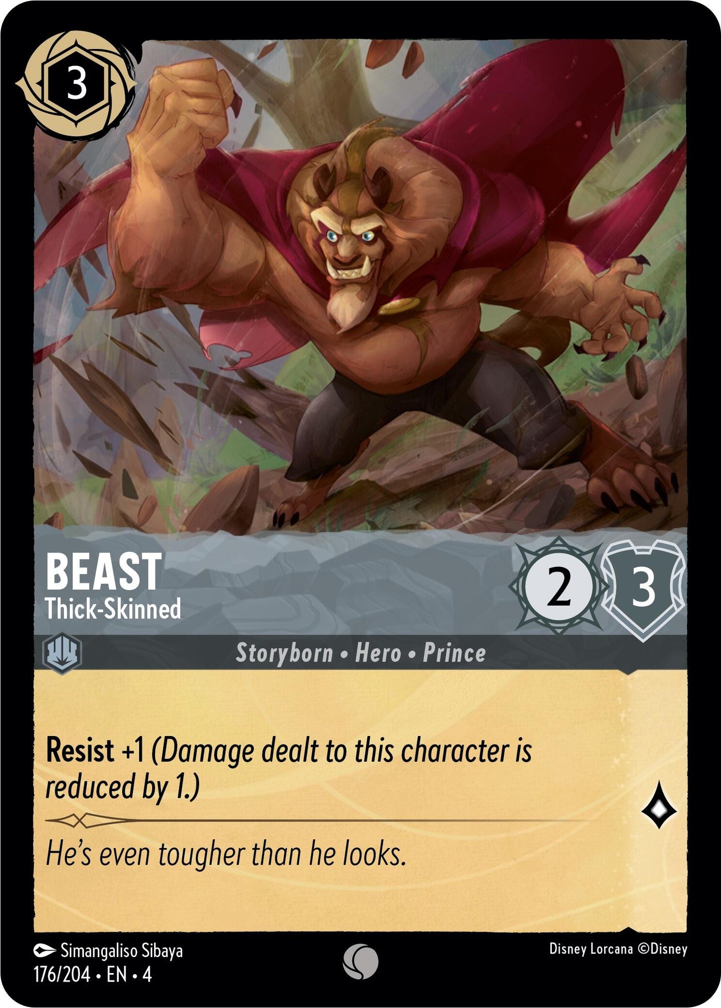 Disney Lorcana: Beast - Thick-Skinned card image