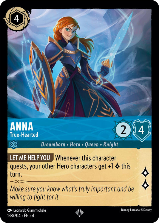 Disney Lorcana: Anna - True-Hearted card image