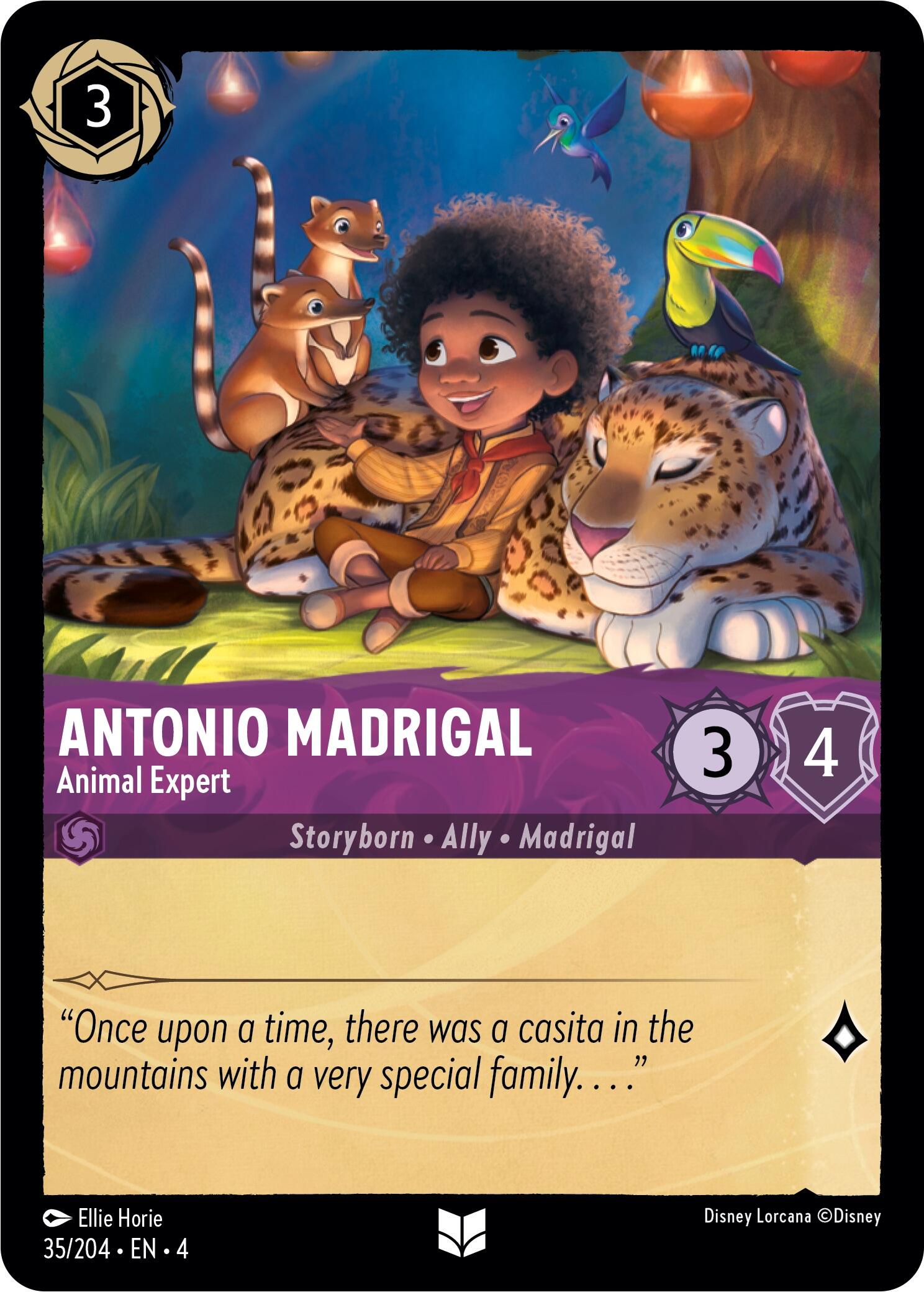 Disney Lorcana: Antonio Madrigal - Animal Expert card image