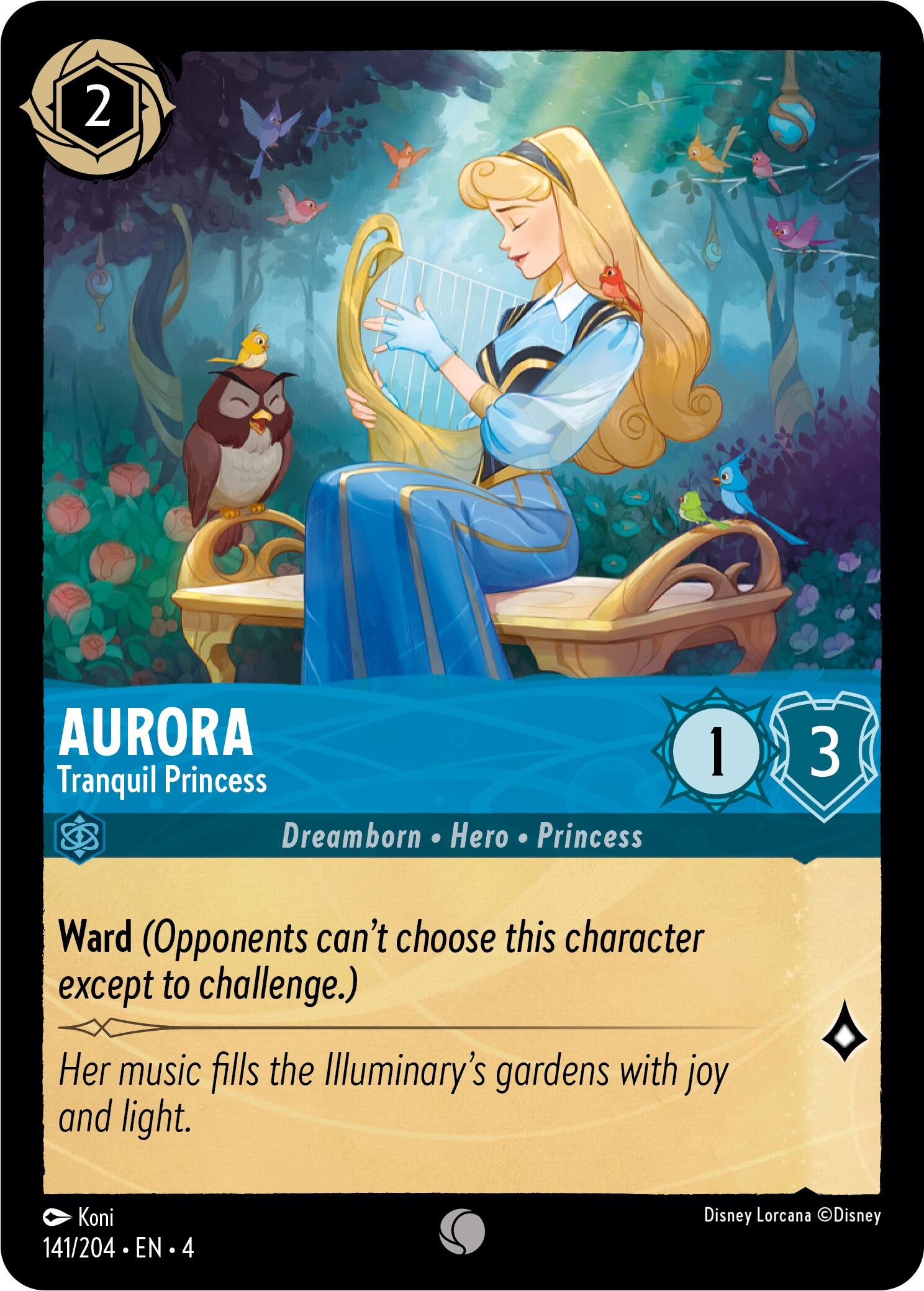 Disney Lorcana: Aurora - Tranquil Princess card image