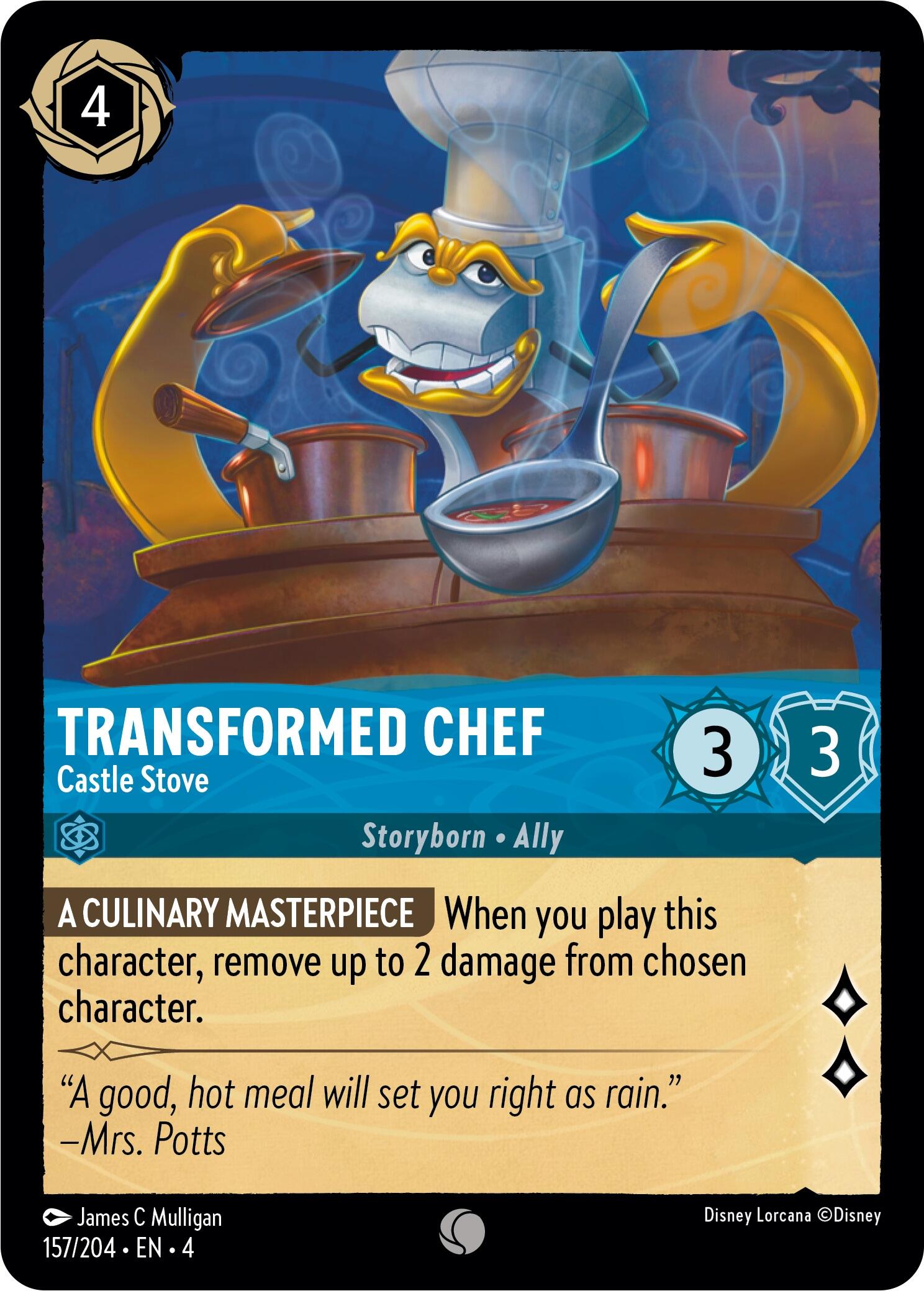 Disney Lorcana: Transformed Chef - Castle Stove card image