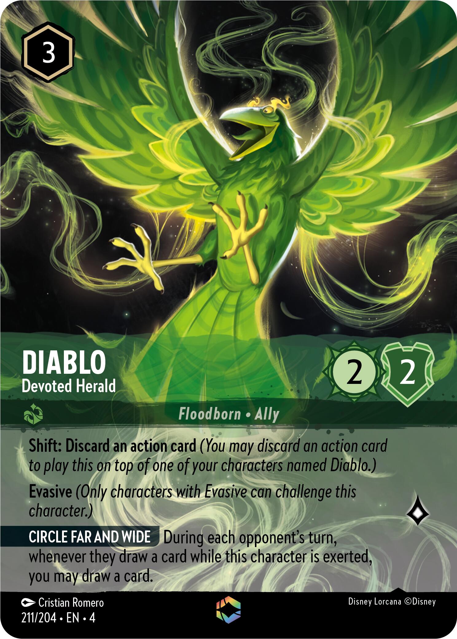 Disney Lorcana: Diablo - Devoted Herald (Enchanted) card image