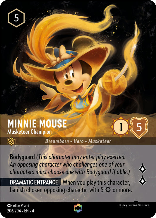 Disney Lorcana: Minnie Mouse - Musketeer Champion (Enchanted) card image