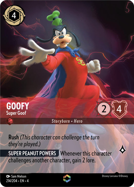 Disney Lorcana: Goofy - Super Goof (Enchanted) card image