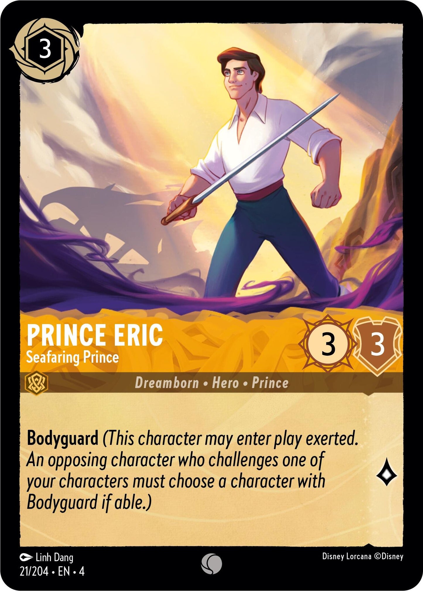 Disney Lorcana: Prince Eric - Seafaring Prince card image