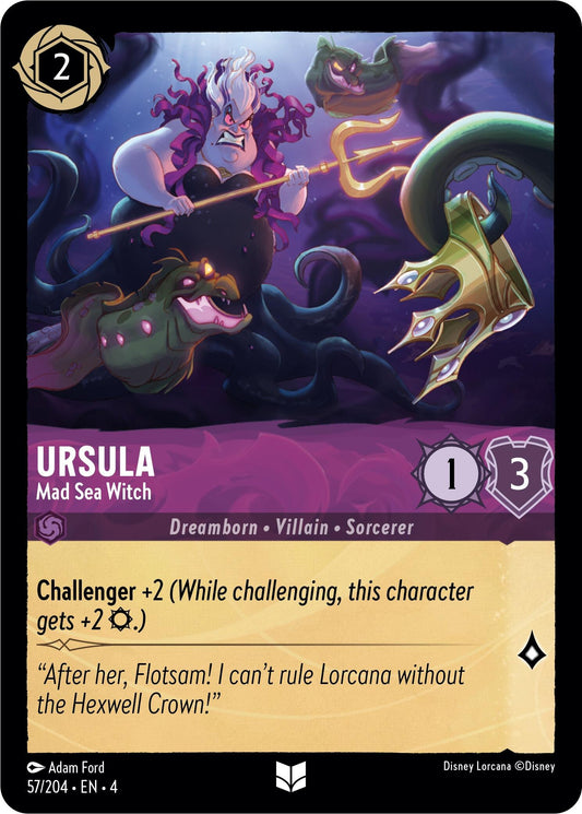 Disney Lorcana: Ursula - Mad Sea Witch card image