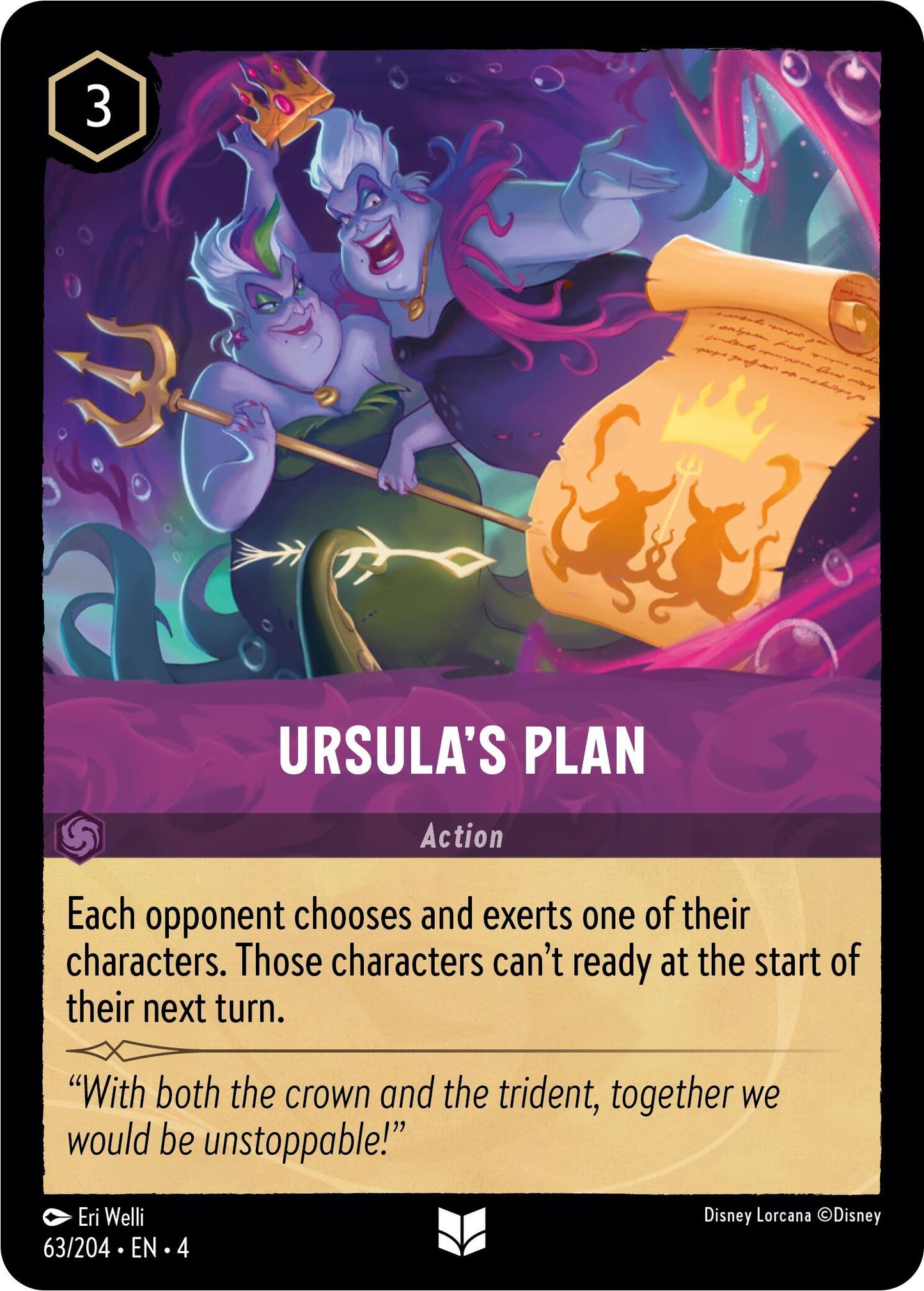 Disney Lorcana: Ursula's Plan card image