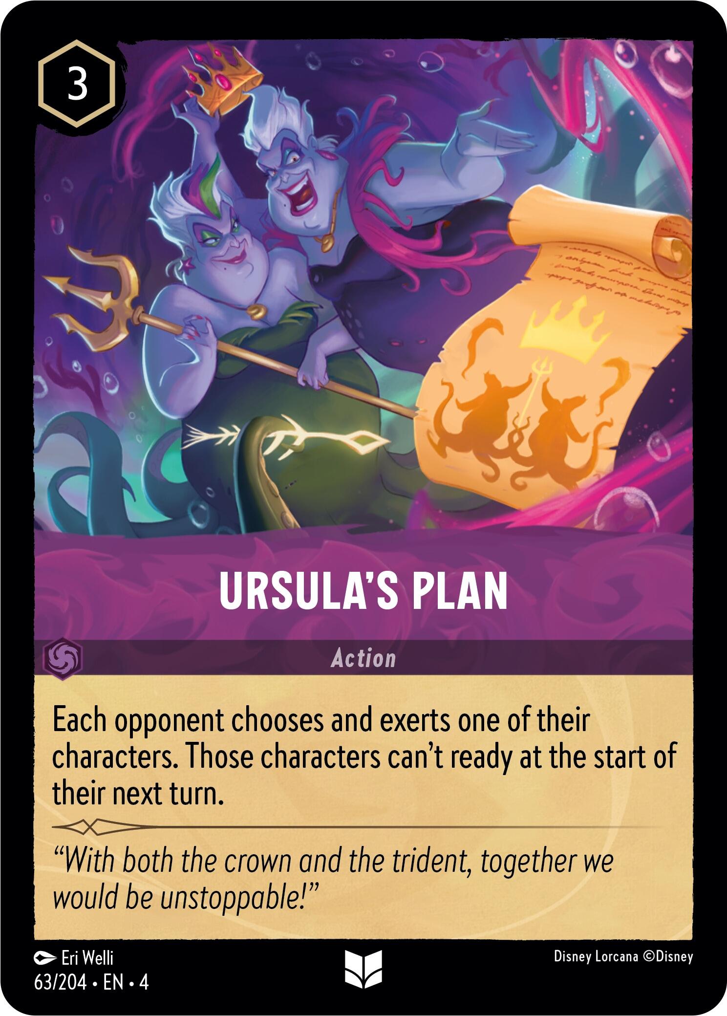 Disney Lorcana: Ursula's Plan card image