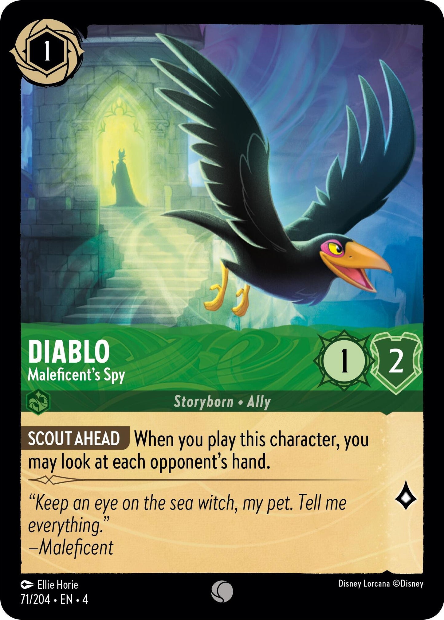 Disney Lorcana: Diablo - Maleficent's Spy card image