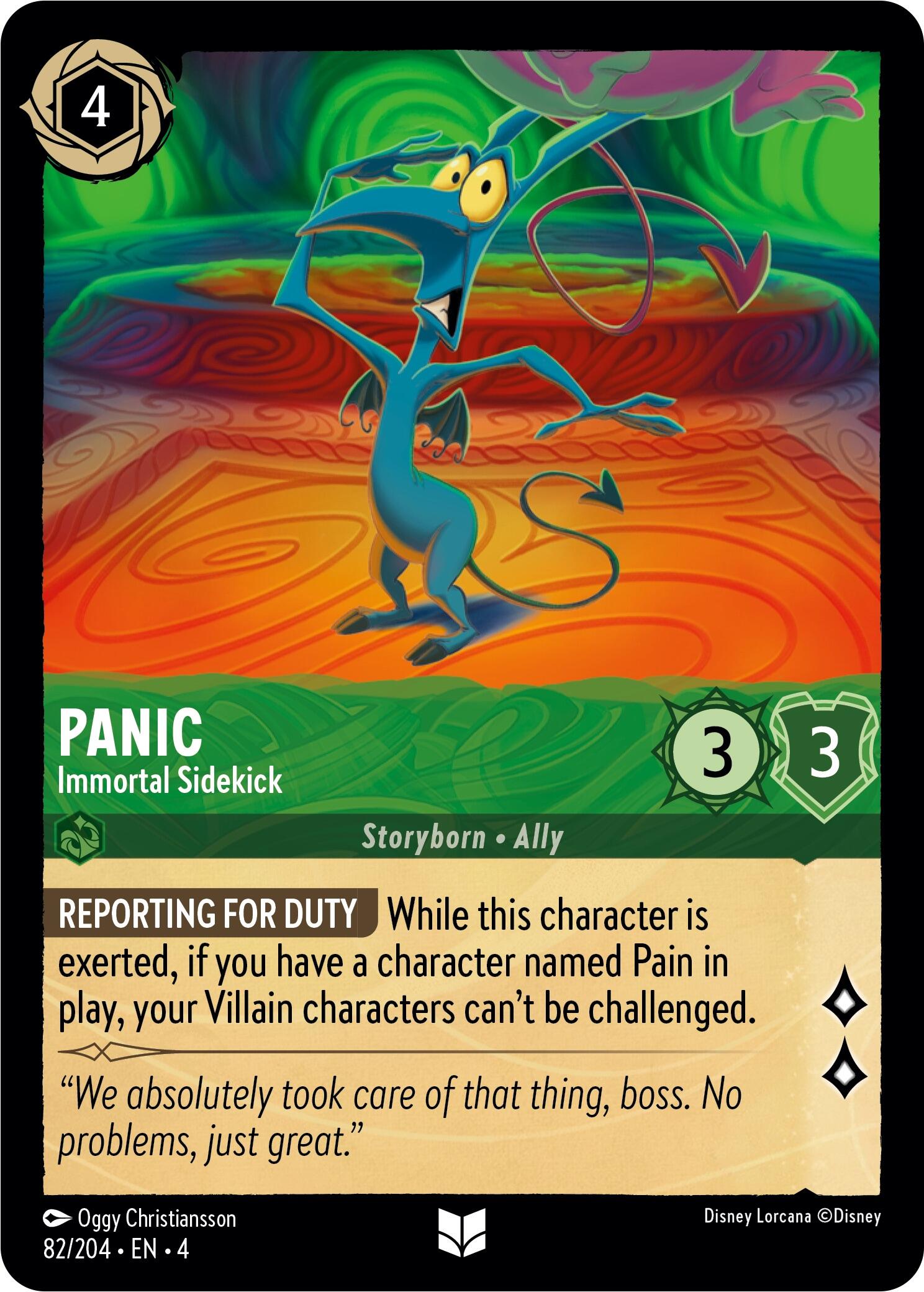 Disney Lorcana: Panic - Immortal Sidekick card image