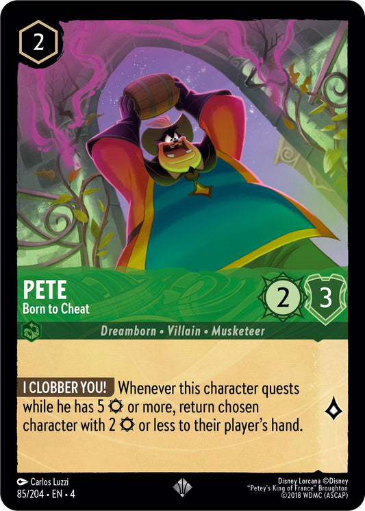 Disney Lorcana: Pete - Born to Cheat card image