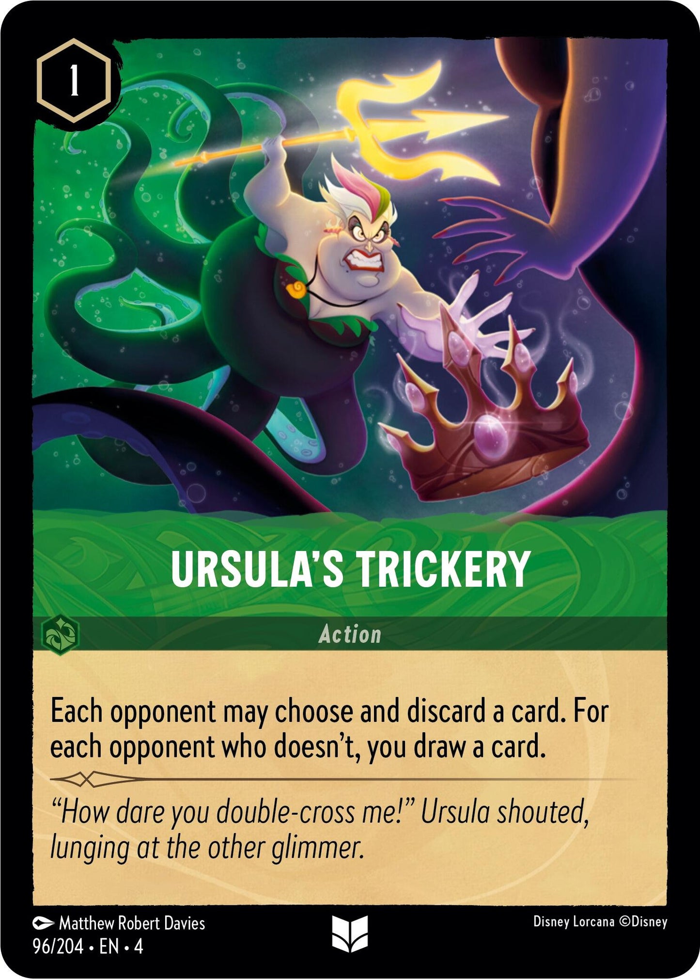 Disney Lorcana: Ursula's Trickery card image