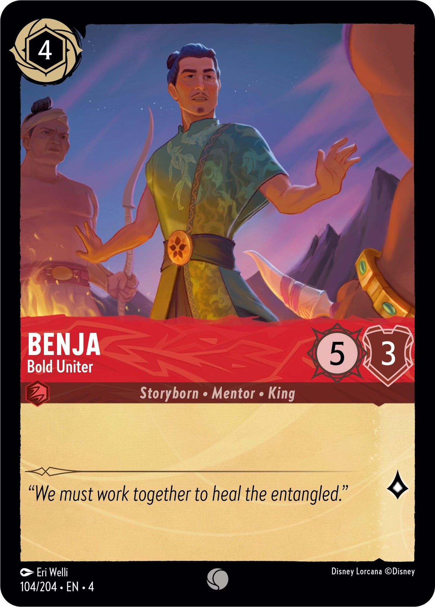 Disney Lorcana: Benja - Bold Uniter card image