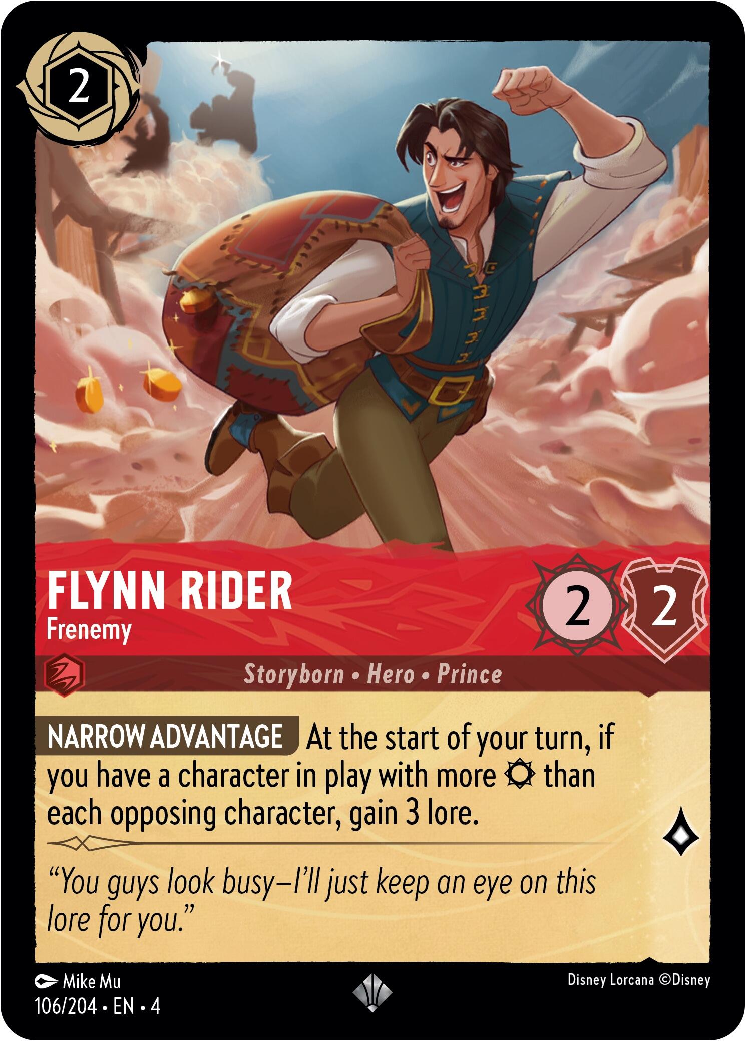 Disney Lorcana: Flynn Rider - Frenemy card image