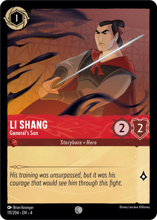 Disney Lorcana: Li Shang - General's Son card image